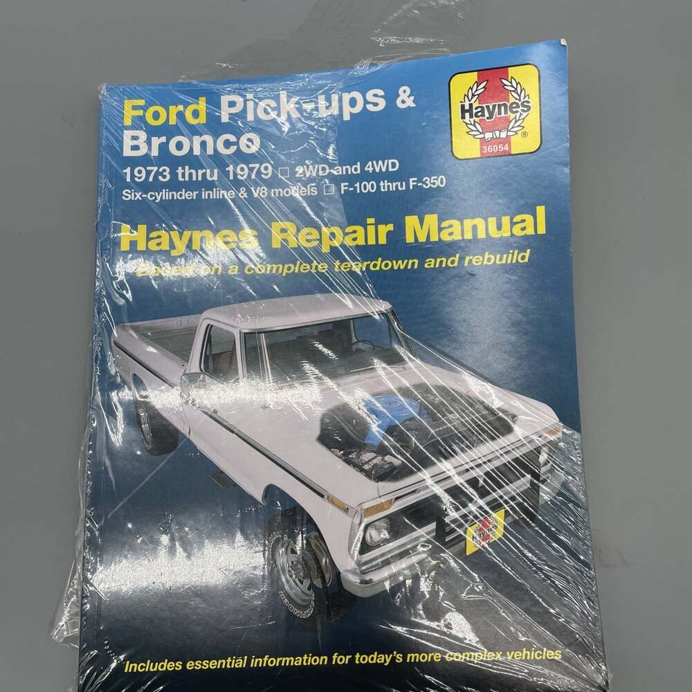 Ford Pickups F-100 F-150 F-250 F-350 & Bronco 1973 thru 1979 Haynes Repair M...